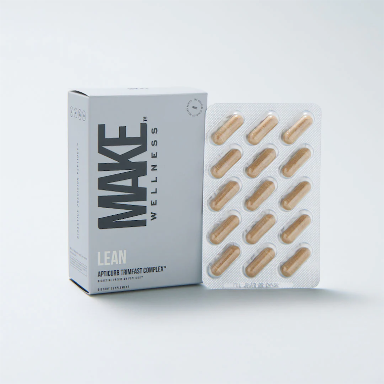 MAKE Wellness Lean supplement box and capsule pack