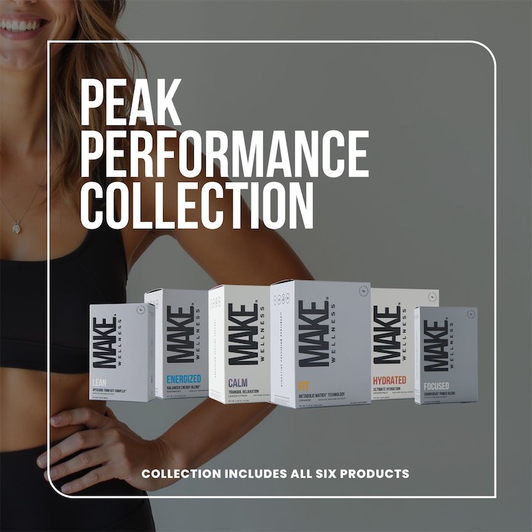 MAKE Wellness Peak Performance Collection with all six supplements, from Kim Picou in Stockton, CA